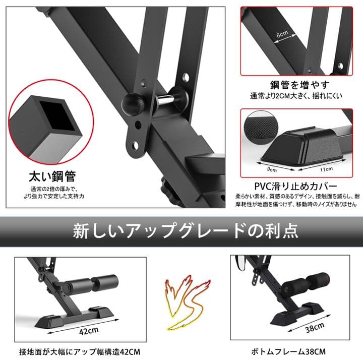 トレーニングベンチ 折りたたみ