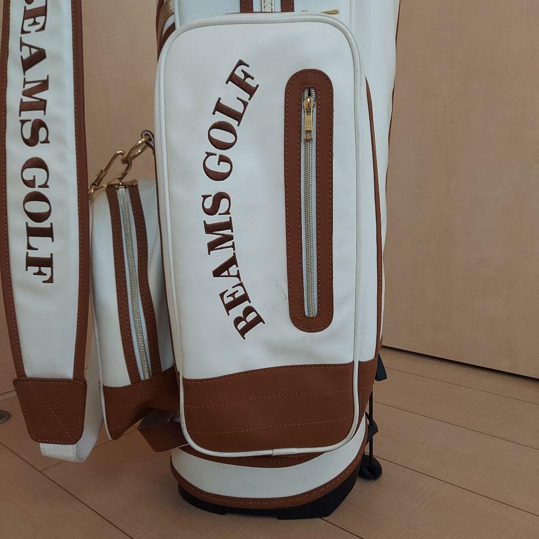 BEAMS GOLF ビームス キャディバッグ スタンド ★ヘッドカバー付き