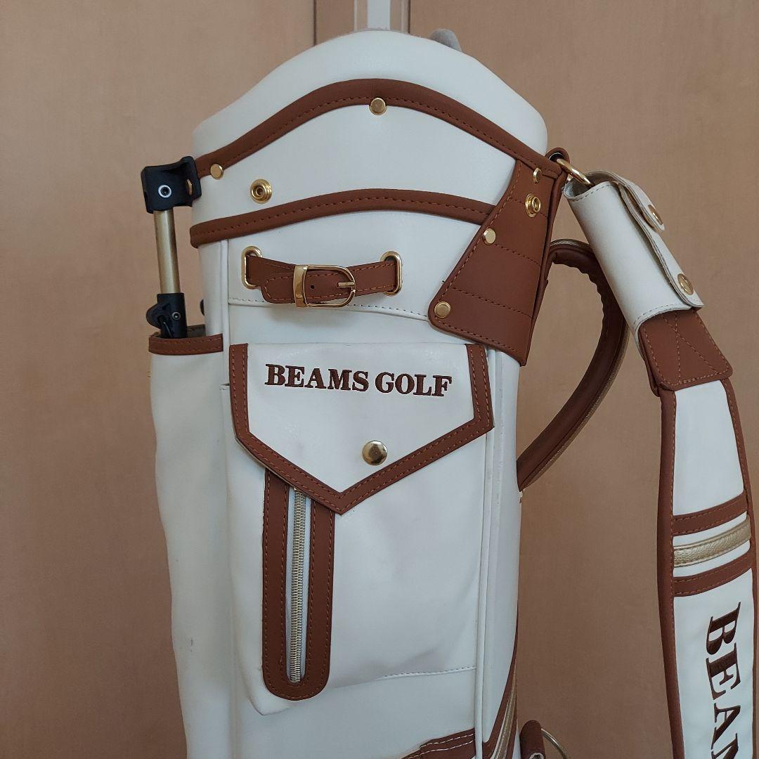 BEAMS GOLF ビームス キャディバッグ スタンド ★ヘッドカバー付き