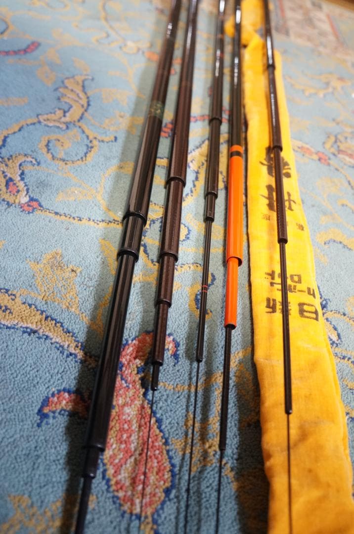 カーボン　へらぶな釣り用竿5本　ニッシン　丹精　西龍　佐や川　　翠雲