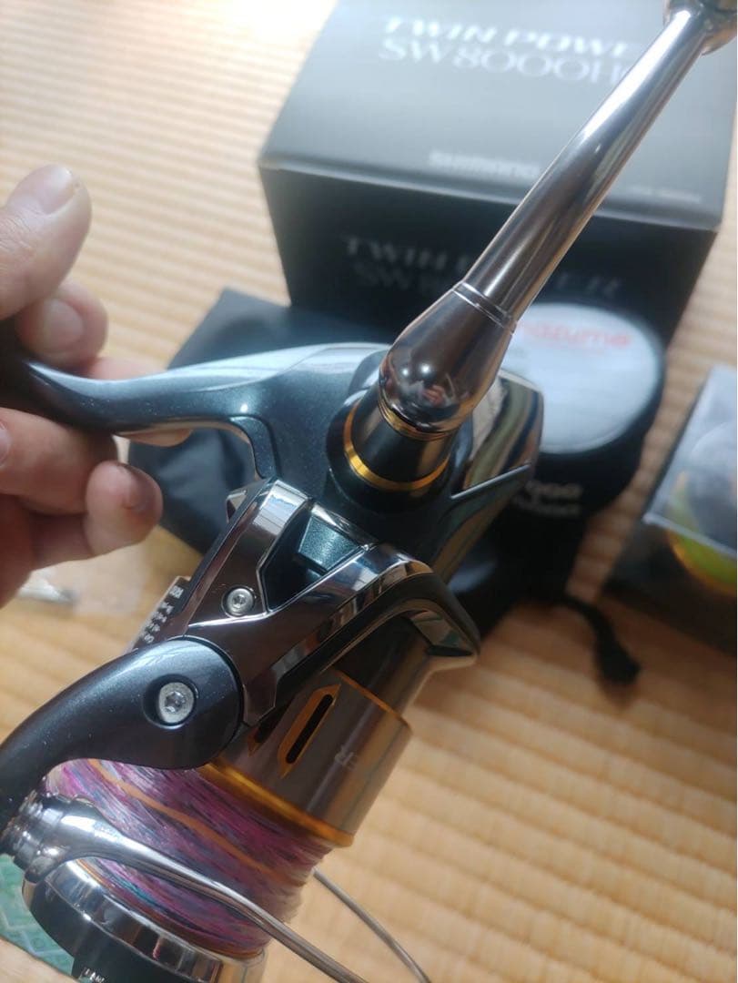 15ツインパワー8000HG、14000換えスプールセット