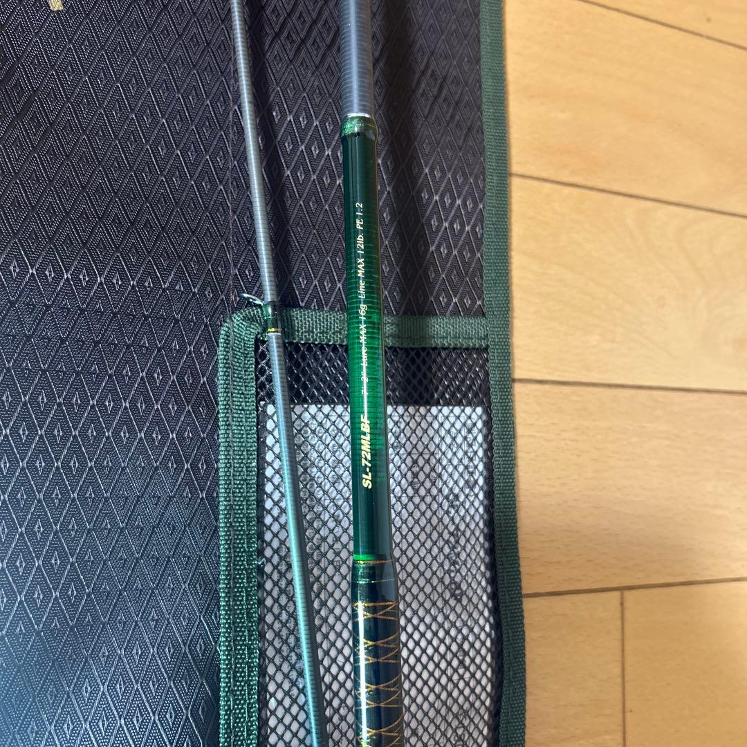 Megabass メガバス 礁楽 SL-72MLBF 竿袋付き
