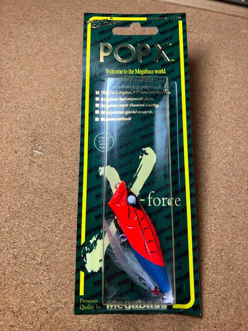 【入手困難】Megabass ルアー メガバス　POPX スパイダーマン