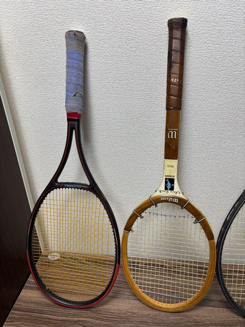 テニスラケット３本まとめ　ウィルソンクリス　ヤマハ　プロネックス