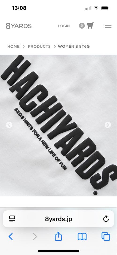 8YARDS Tシャツ
