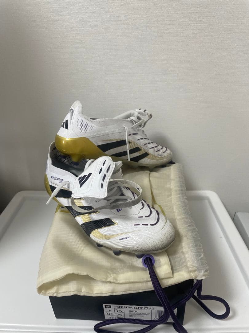 fuki adidas プレデターエリート サッカーホワイト/ゴールド