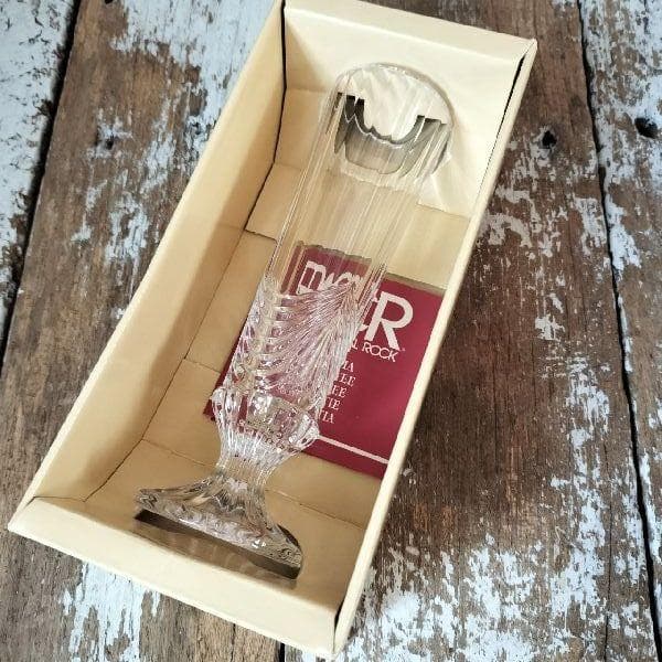 イタリア ヴィンテージ未使用 ロイヤルクリスタルロック RCR社 フラワーベース