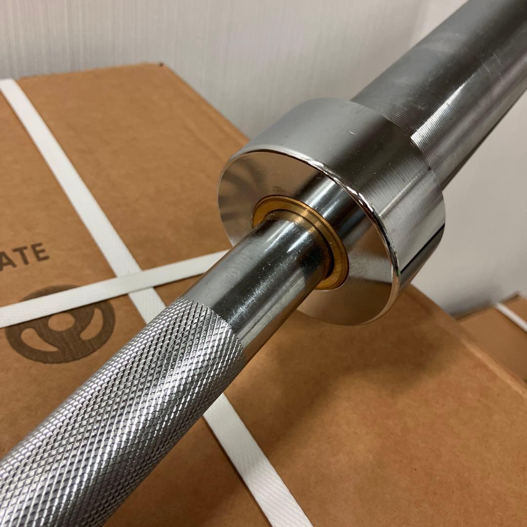 ★高品質★耐荷重317kg オリンピックシャフト バーベル 220cm 50mm