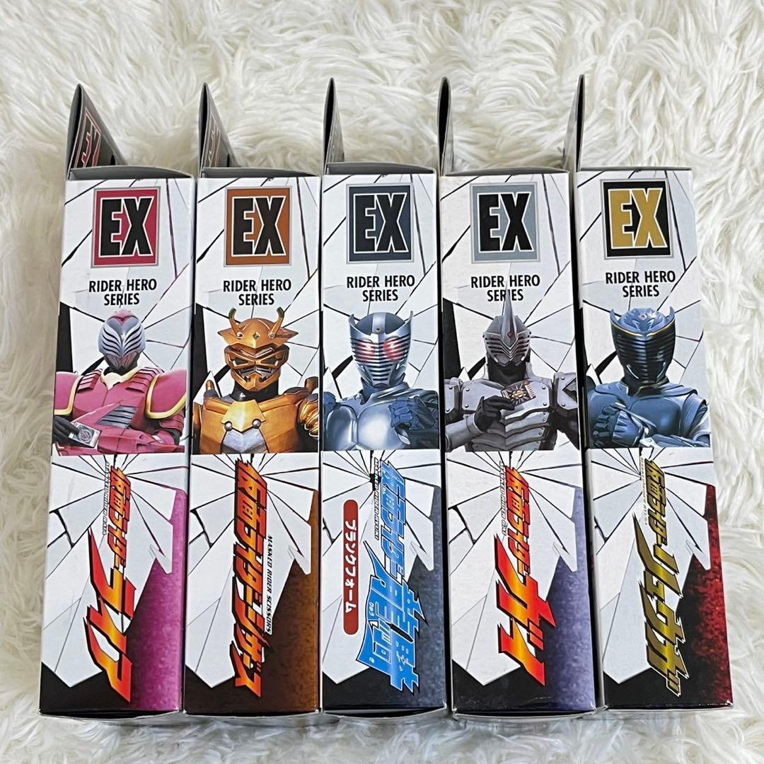 【未開封】仮面ライダー龍騎 RHS EX ソフビ 5体セット アドベントカード付