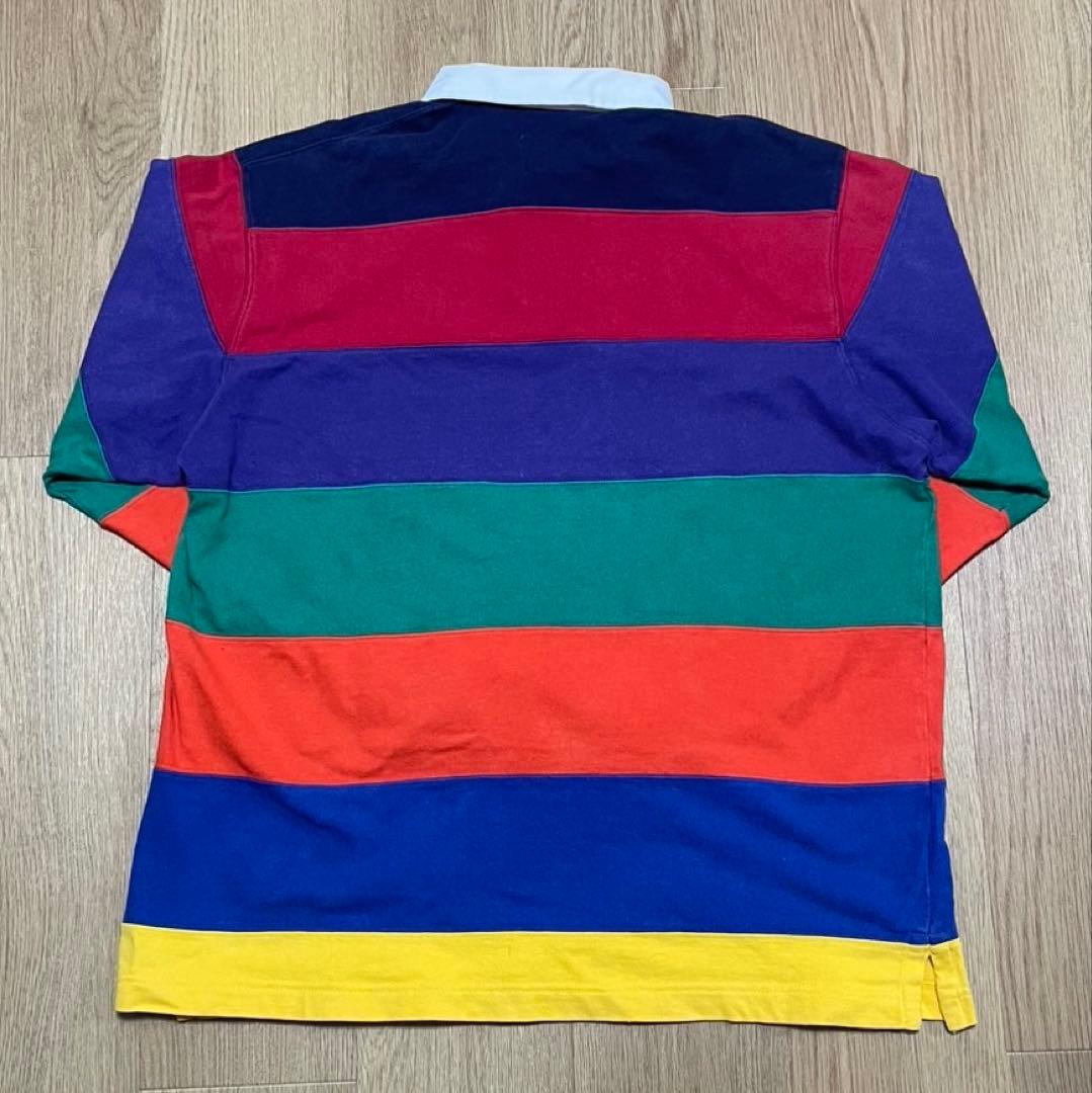 90s Polo by Ralph Lauren パッチワーク ラガー シャツ