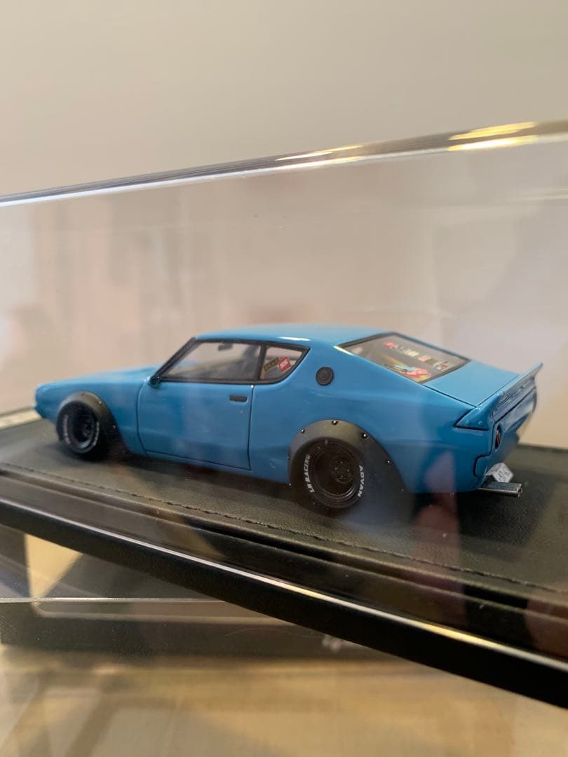 イグニッションモデル　1/43 限定 LB-WORKS ケンメリ ブルー