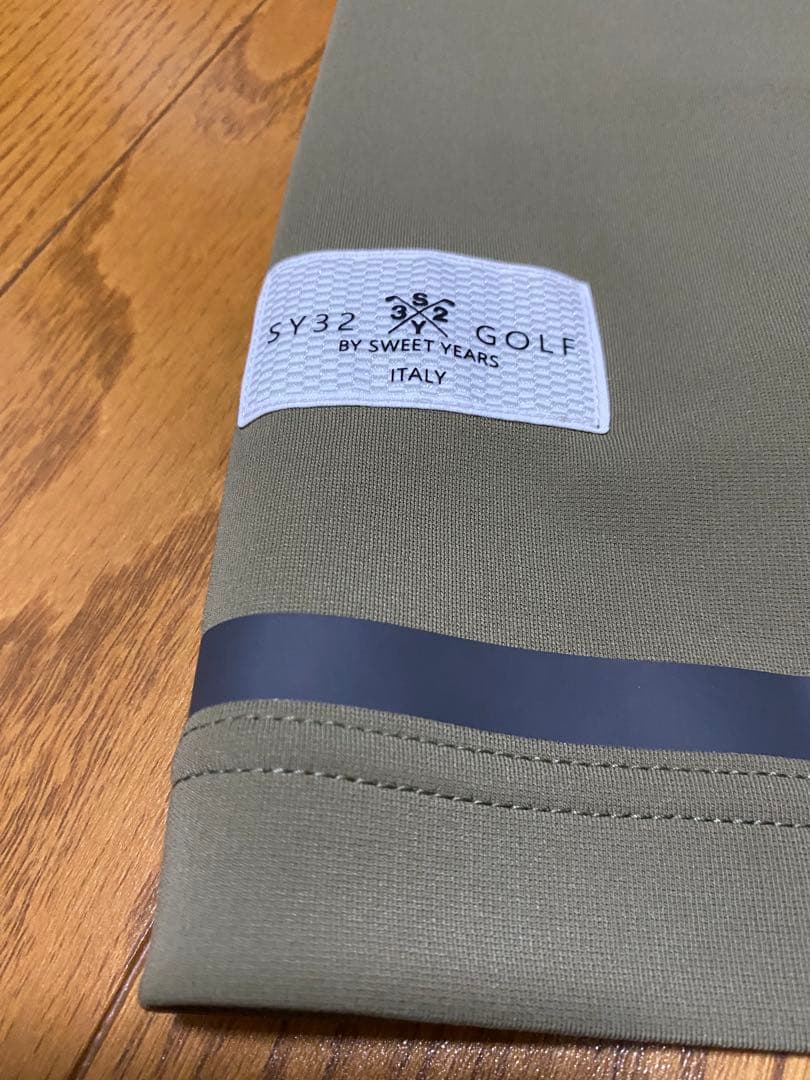 大きいサイズ SY32 メンズ ストレッチ モックネック 半袖シャツ 4L