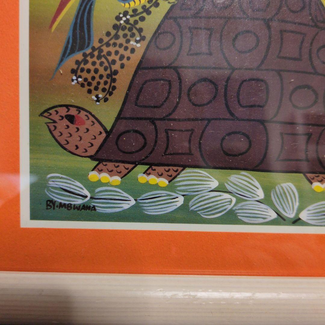 値下げ交渉可能　新品　タンザニア　ティンガティンガ　アート　絵画　②