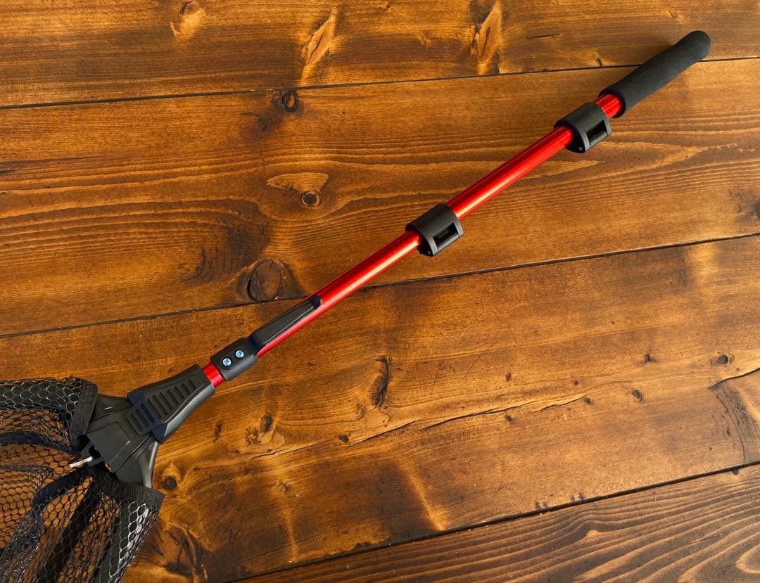 新品未使用　バス釣りセット　6ft ベイトリール　ランディングネット　軽量