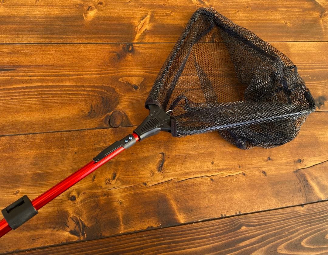 新品未使用　バス釣りセット　6ft ベイトリール　ランディングネット　軽量