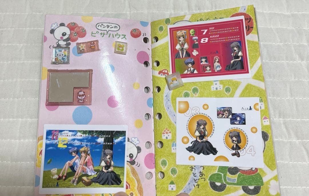 【匿名配送】パンタンのピザハウス　平成レトロ　平成女児　シール帳　当時品