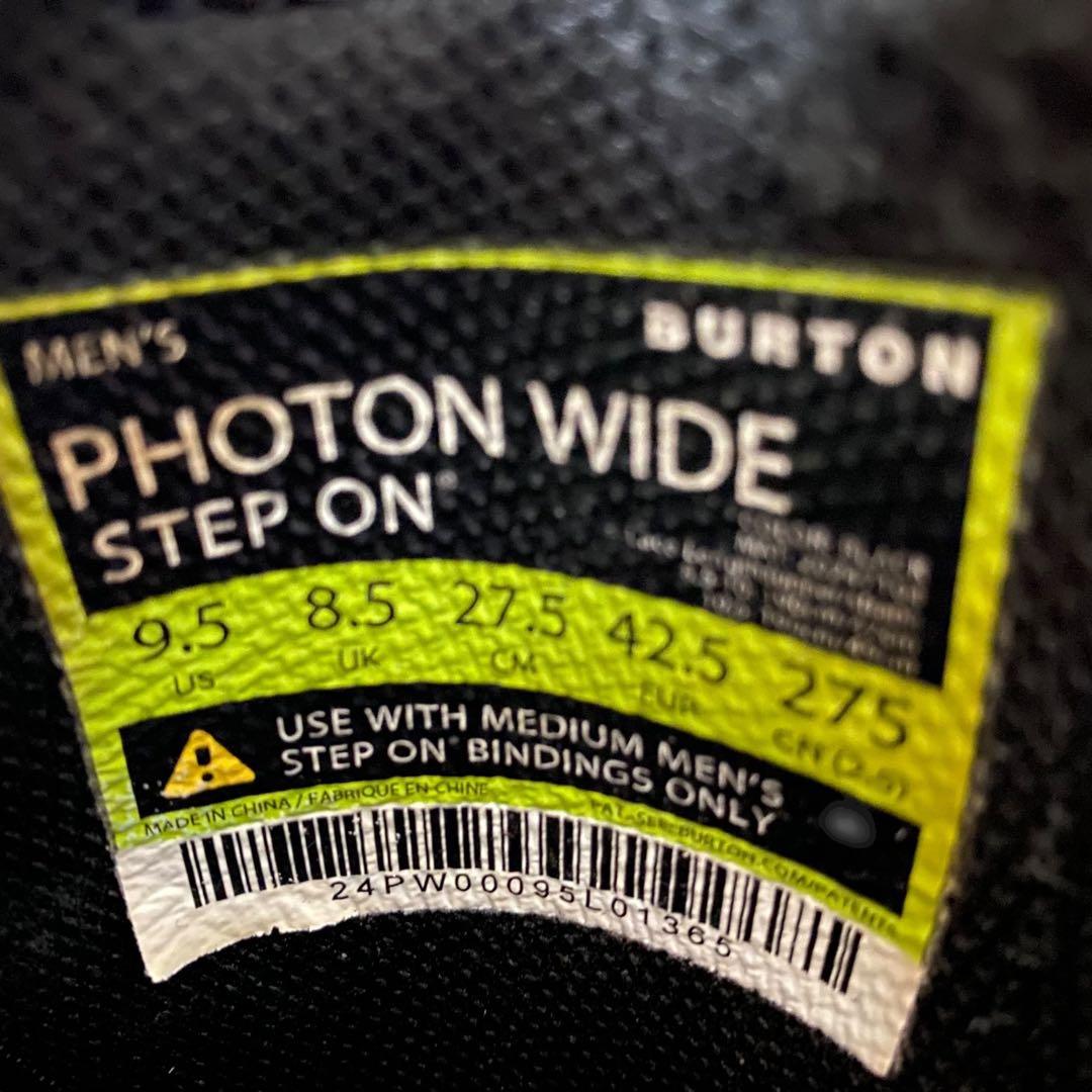 【良品】BURTON step on ブーツPHOTON WIDE 27.5cm