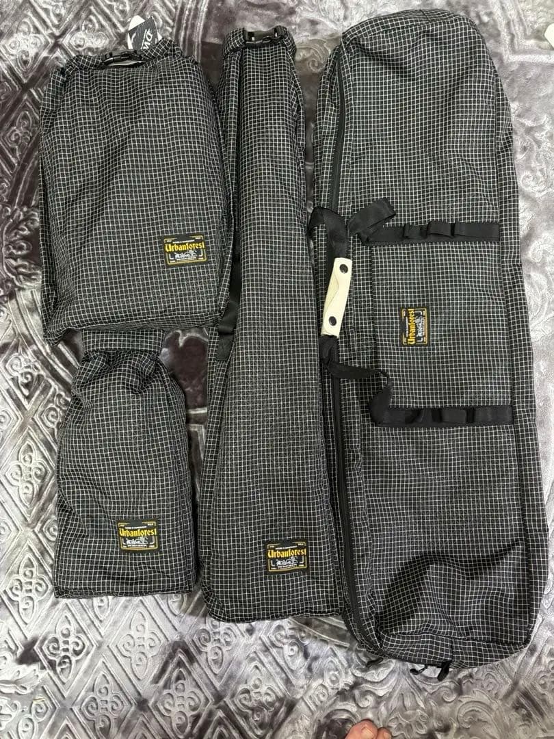 【美品】アーバンフォレスト タープ フルセット ブラック 幕男