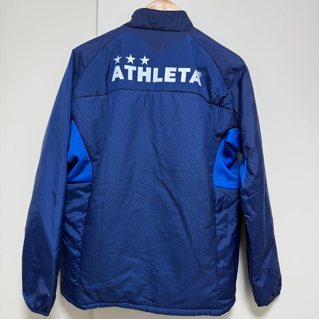 超美品 アスレタ ATHLETA 中綿ウォームジャケット ウインドブレーカー L