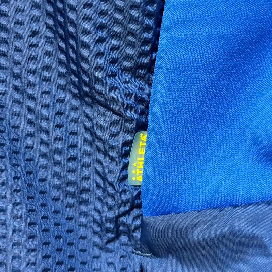 超美品 アスレタ ATHLETA 中綿ウォームジャケット ウインドブレーカー L
