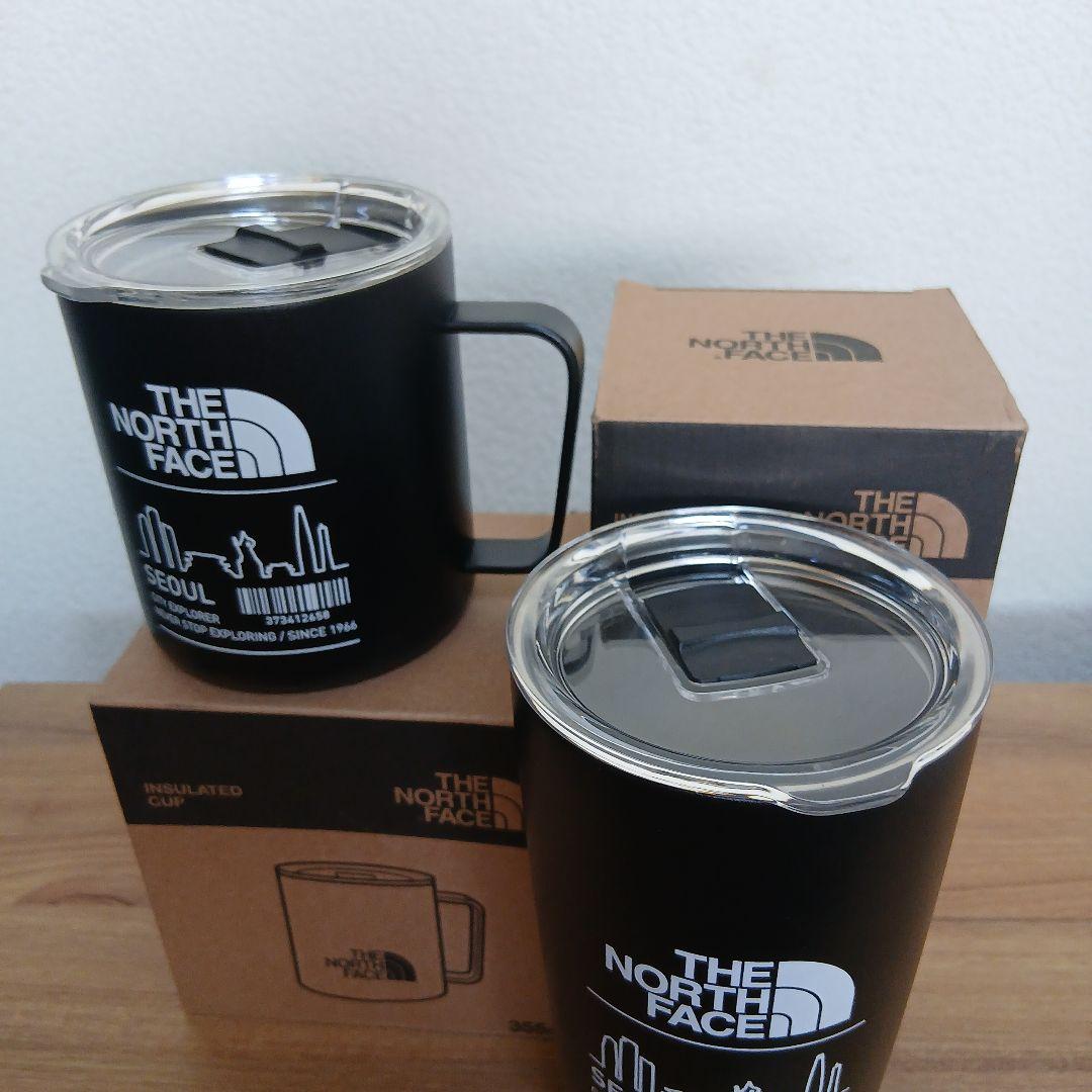 新品2セット■ノースフェイス ステンレスタンブラー&マグカップ韓国限定アウトドア