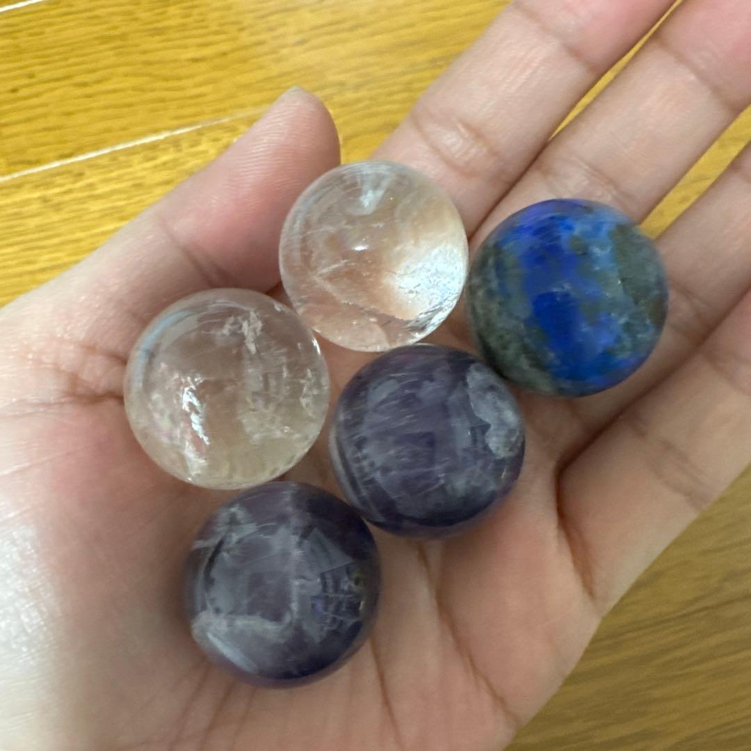 天然石 ミニスフィア まとめ売り