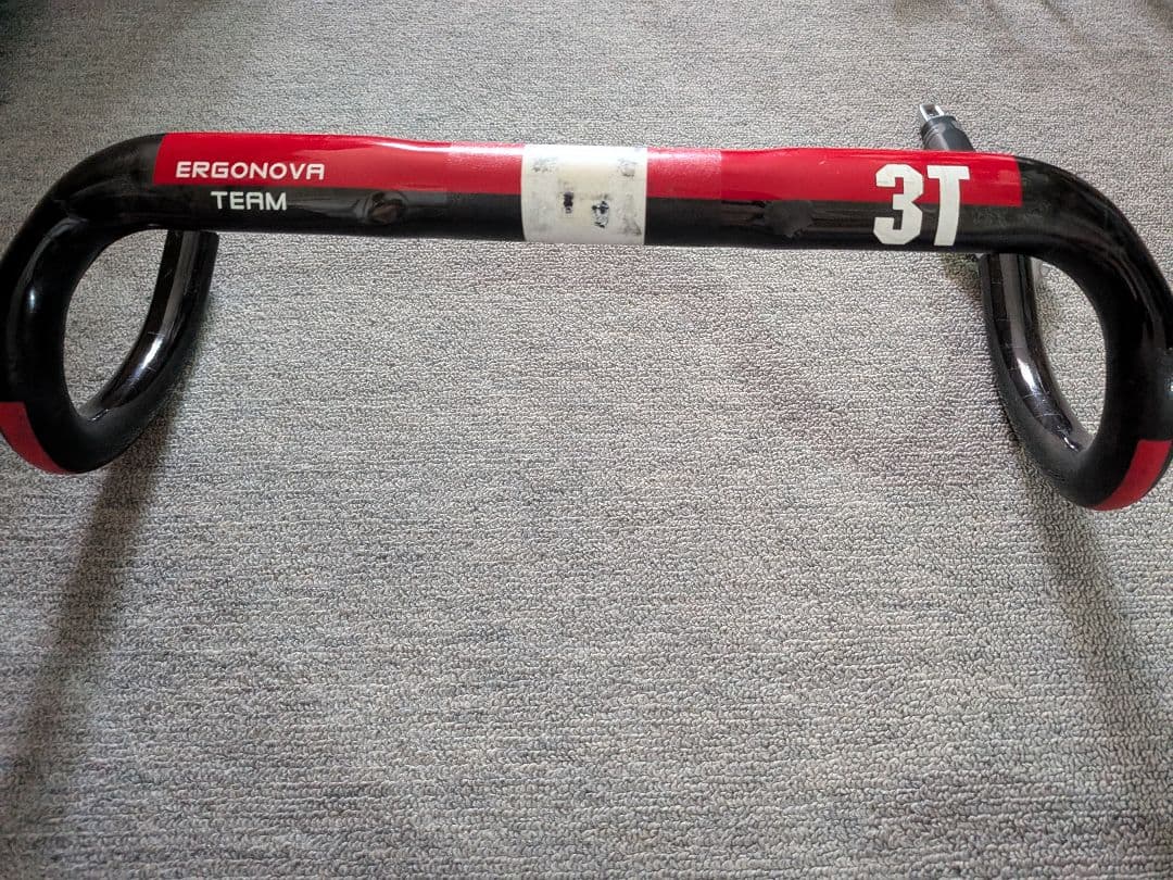【3T】ERGONOVA TEAM 軽量エアロカーボンハンドル　400mm