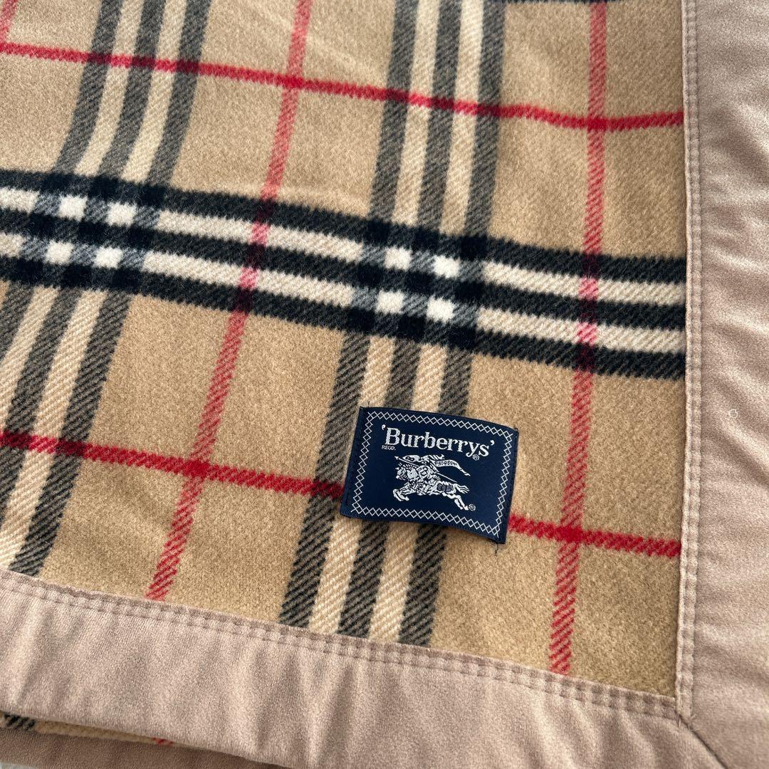 Burberrys バーバリー ブランケット 毛布 ウール 西川産業