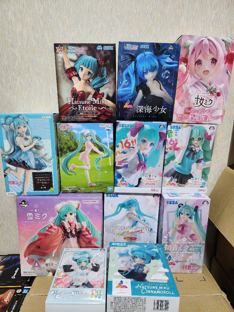 【最安値】初音ミク 一番くじ プライズフィギュア まとめ売り　美少女