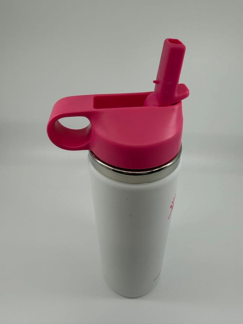 Hydro Flask 20 oz Wide Mouth ネオンピンク ホワイト