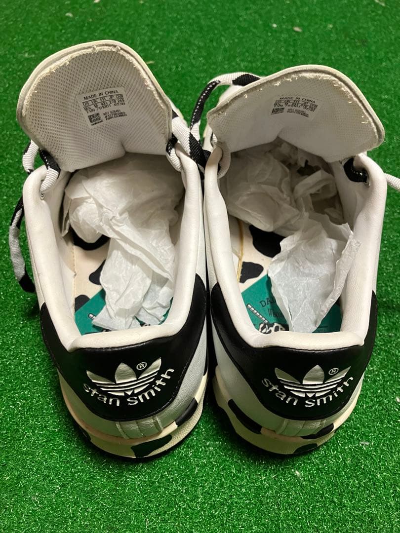 adidas Stan Smithゴルフシューズ 牛柄ソール シューズ