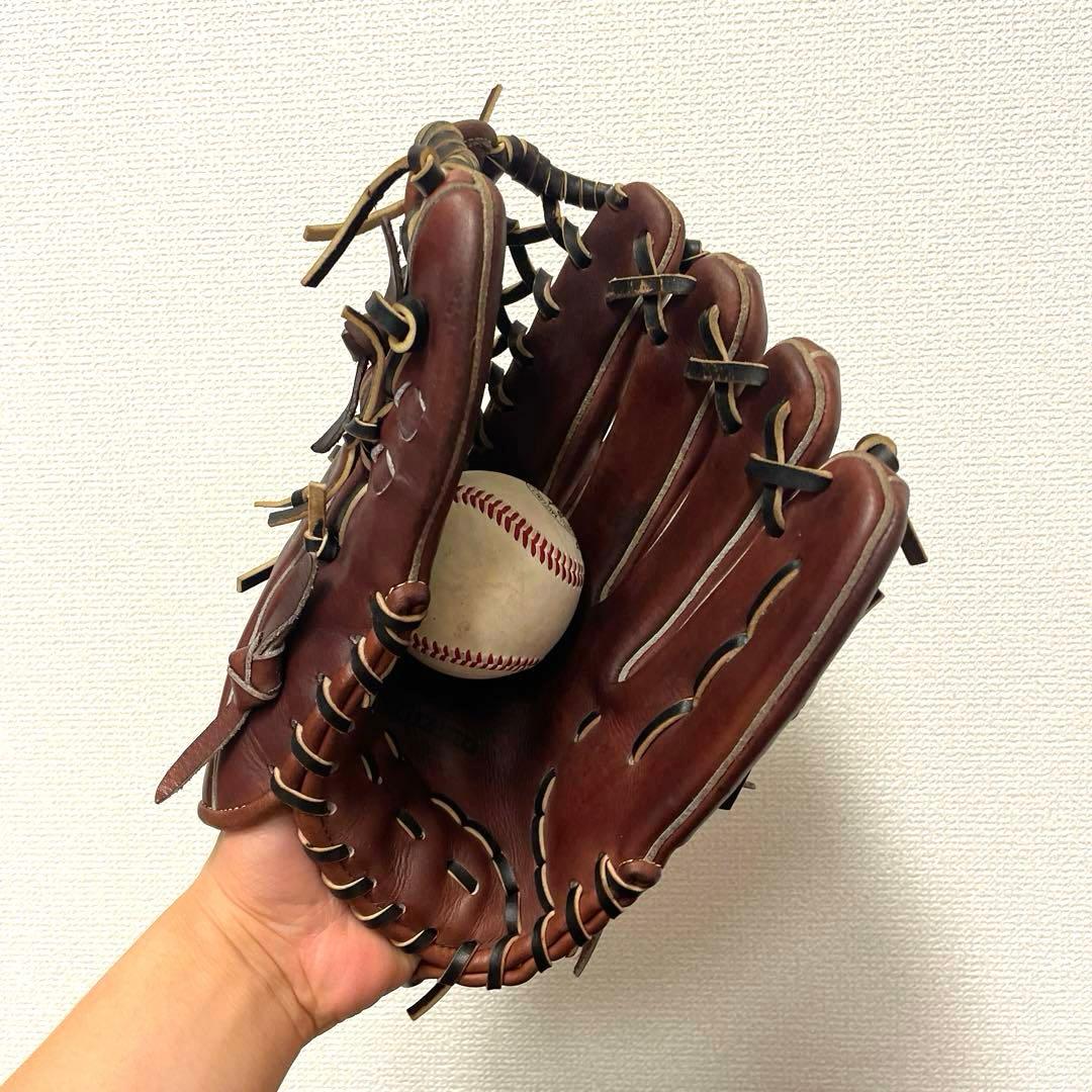 223 ミズノ グローバルエリート 型抜群 極美品 硬式 外野手用グローブ