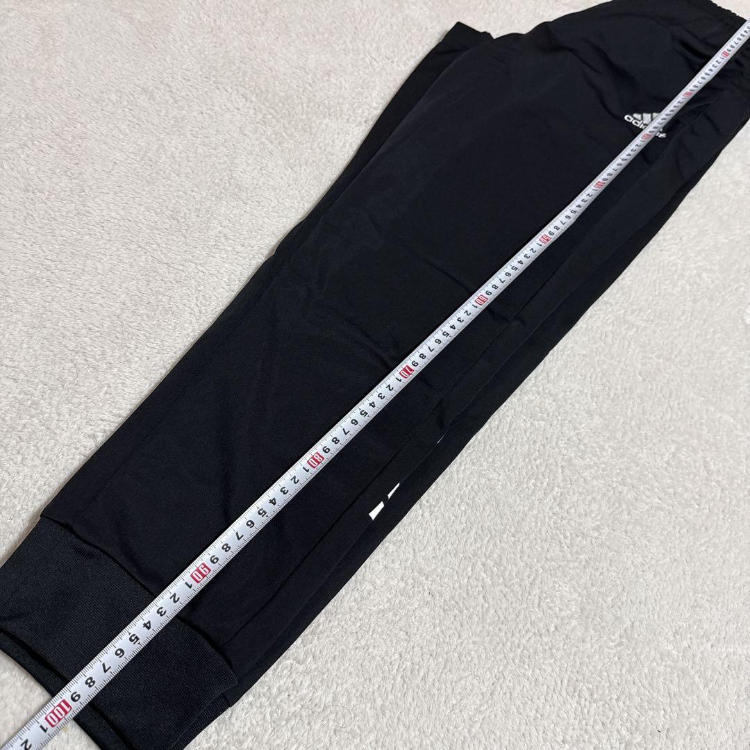 新品adidasメンズパンツロゴ　ジャージ上下セット黒Lサイズ長袖スポーツウェア