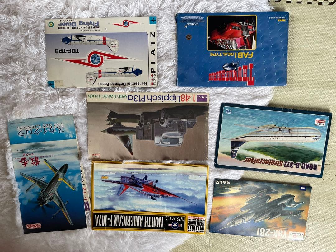 航空機　箱絵　ボックスアート　中身なし空箱です