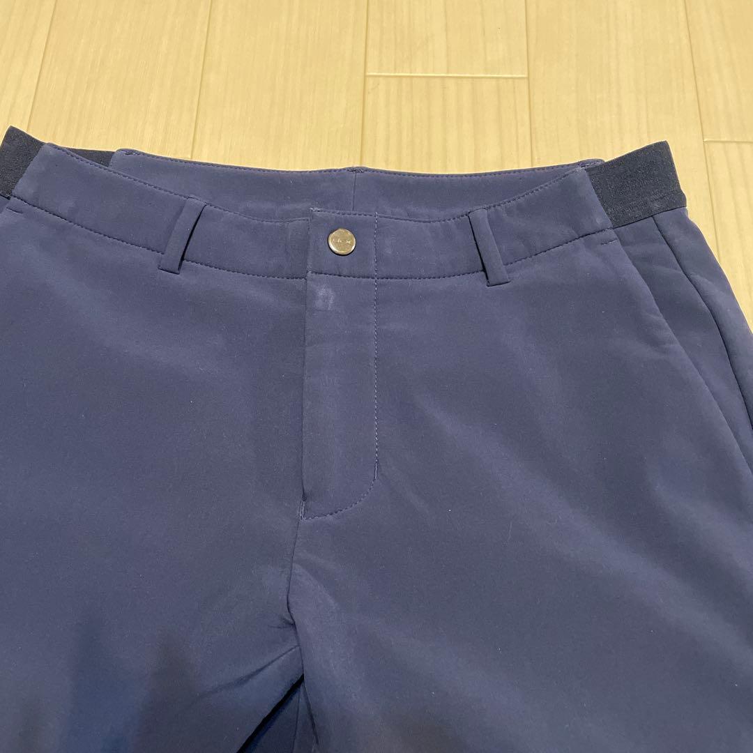 RLX ゴルフ 裏起毛ストレッチゴルフパンツ 30 ネイビー 春秋冬用
