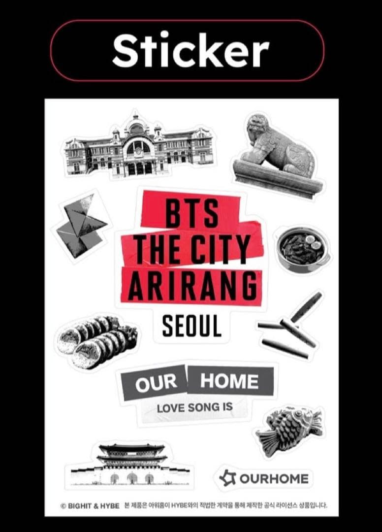 【ポスター付き】BTS THE CITY ARIRANG /アリラン/フルセット