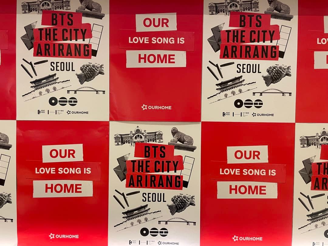 【ポスター付き】BTS THE CITY ARIRANG /アリラン/フルセット