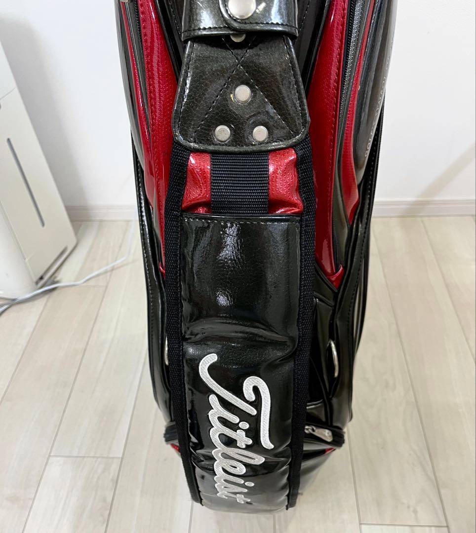 Titleist ゴルフバッグ 黒/赤