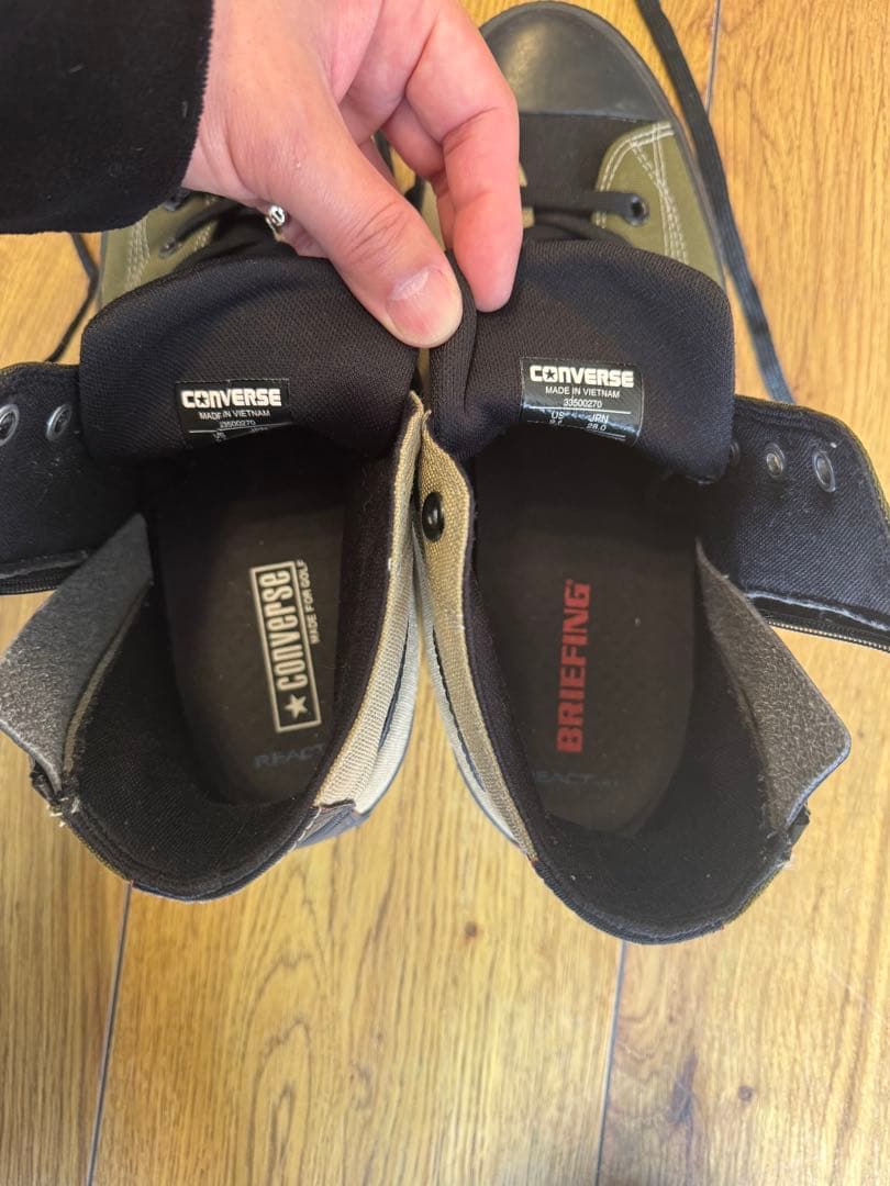 【BRIEFING×CONVERSE】28㎝ブリーフィング×コンバース