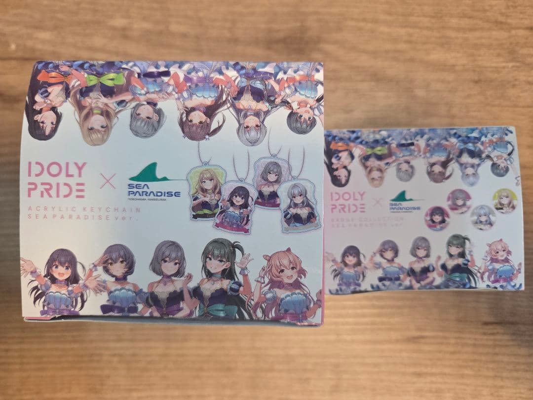 未開封 IDOLY PRIDE シーパラダイス 缶バッジ アクリルキーホルダー
