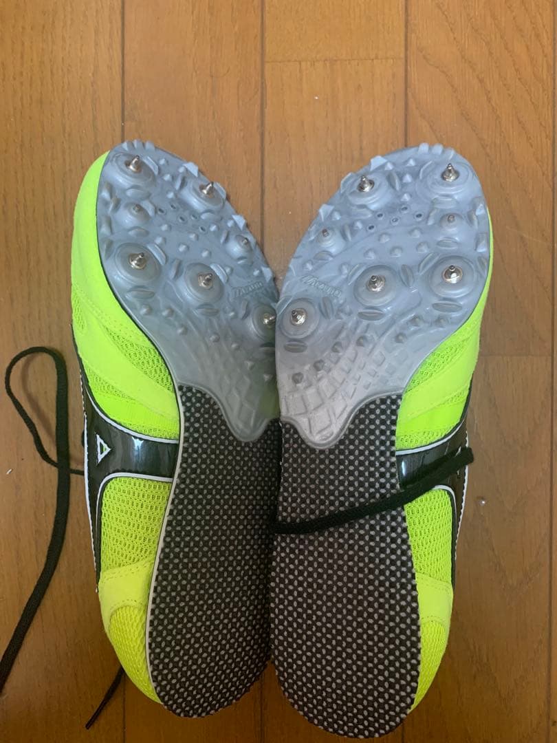 Mizuno スパイクシューズ 蛍光イエロー