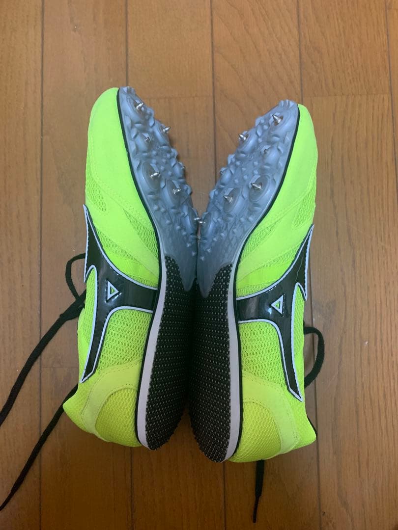 Mizuno スパイクシューズ 蛍光イエロー