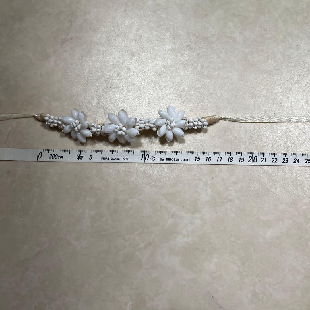 マウナロア　フラダンス　レイ　ククイレネックレス　フェザー