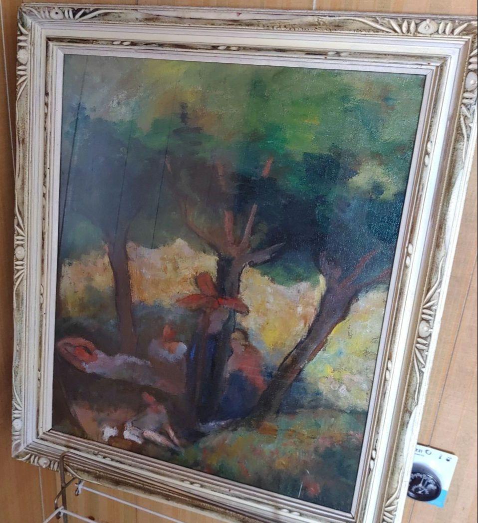 印象派風絵画 油彩