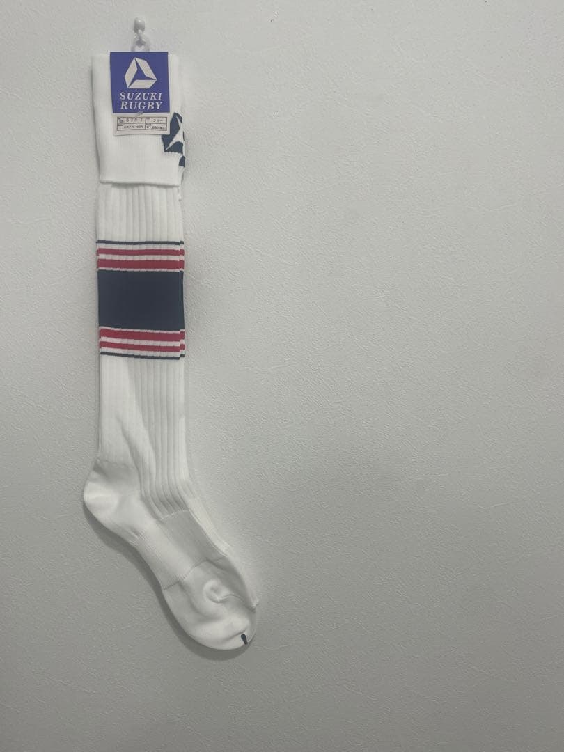 【SUZUKI RUGBY】《25-27cm》『10足set』白/紺/赤