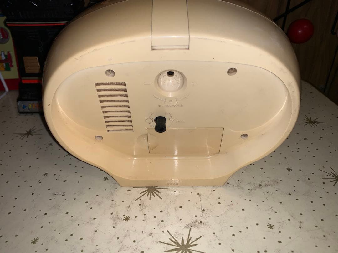 昭和レトロ　動作品　SEIKO セイコー　電池式　置時計　スペースエイジ