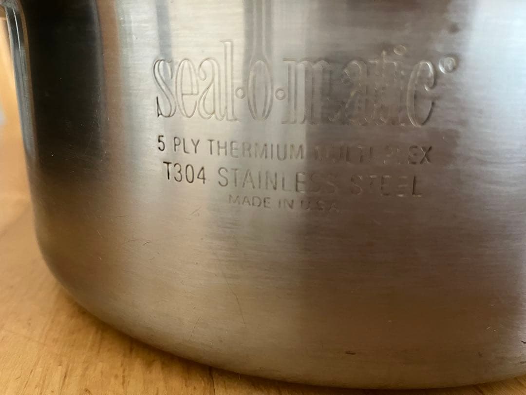 USA リーガル社製の無水鍋　鍋セット　片手鍋 ステンレス 中古品