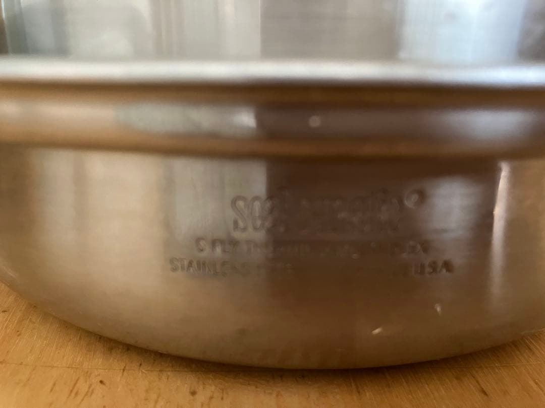 USA リーガル社製の無水鍋　鍋セット　片手鍋 ステンレス 中古品
