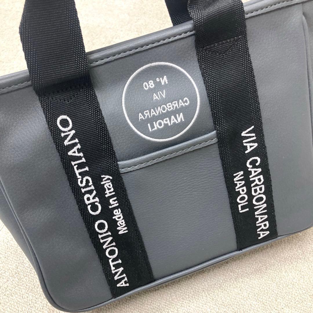 新品　ANTONIO CRISTIANO カートバッグ　メンズ　グレー　ゴルフ