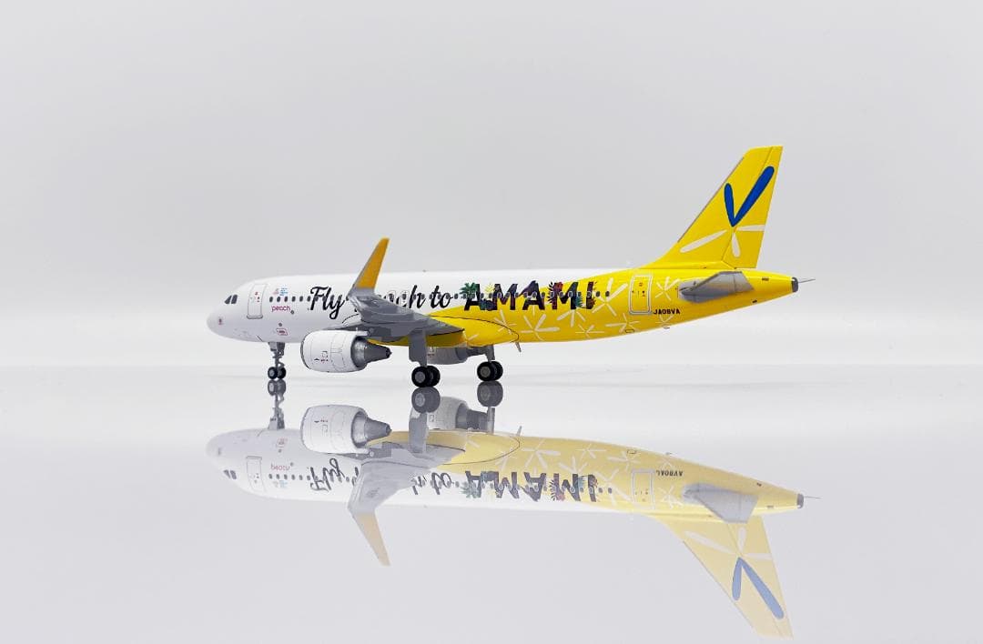 航空機・ヘリコプター Peach A320 JA08VA 1/200